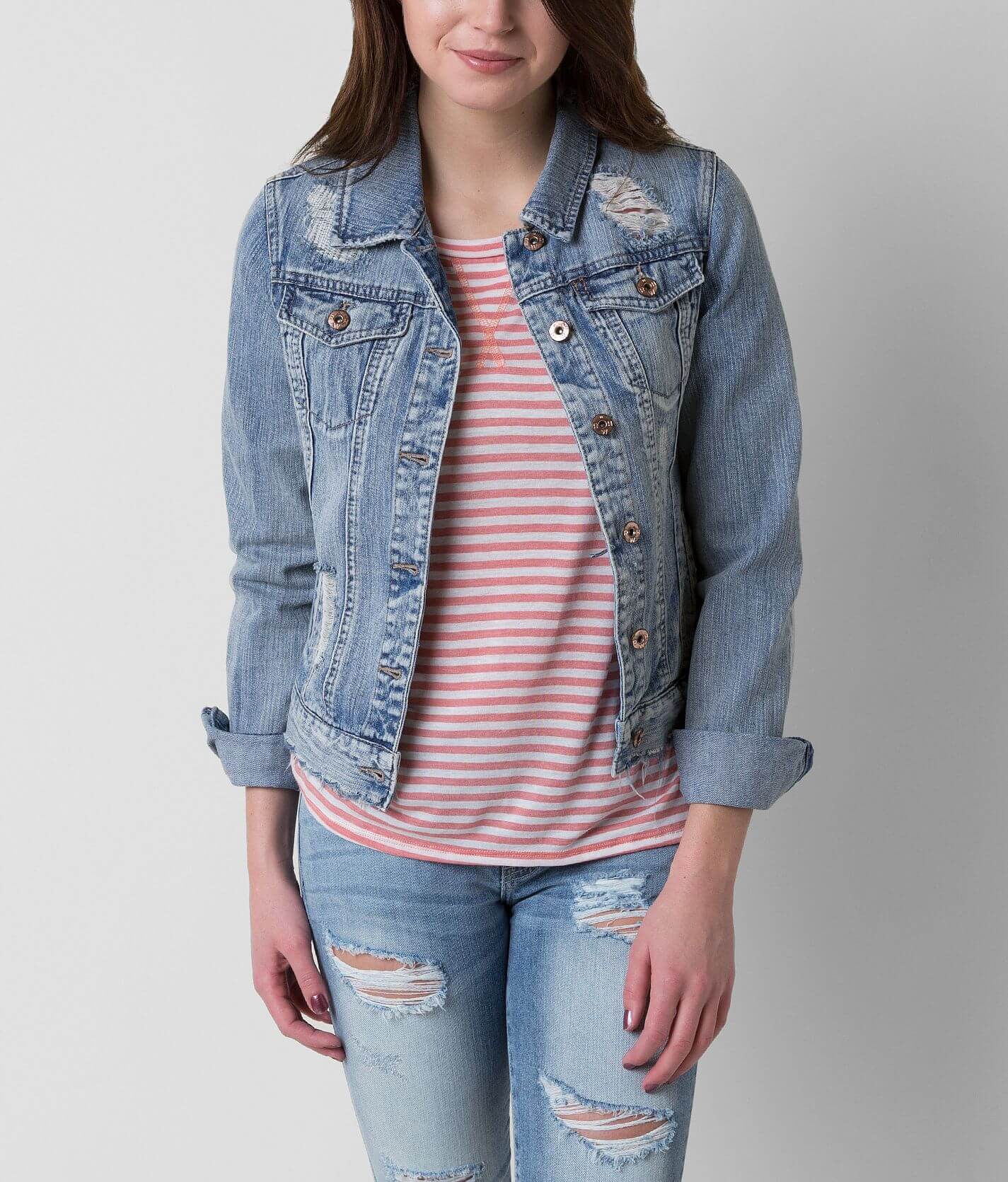 buckle jean jacket