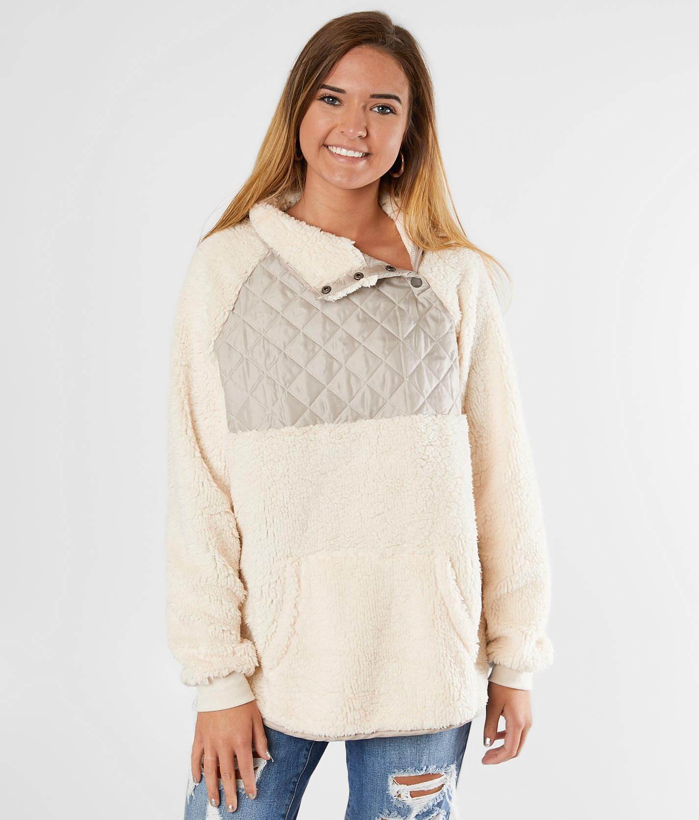 sherpa womens sweatshirt