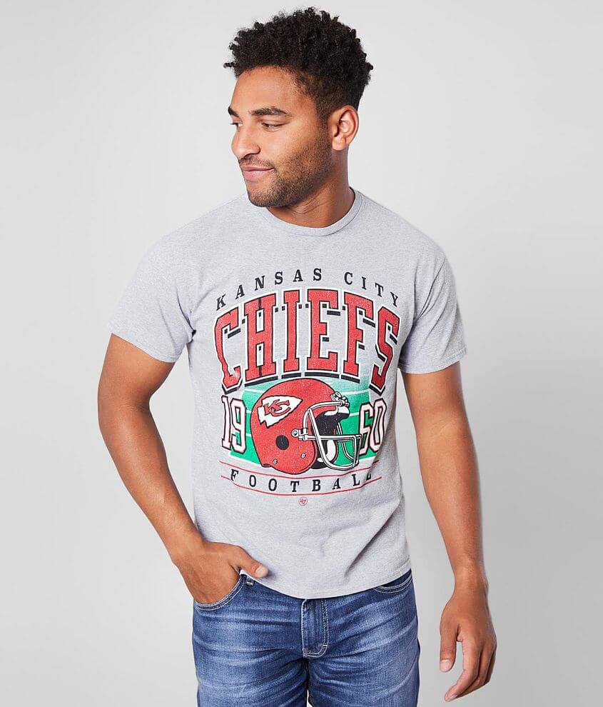 47 Brand Kansas City Chiefs Vintage T-Shirt - Men's T-Shirts in Grey