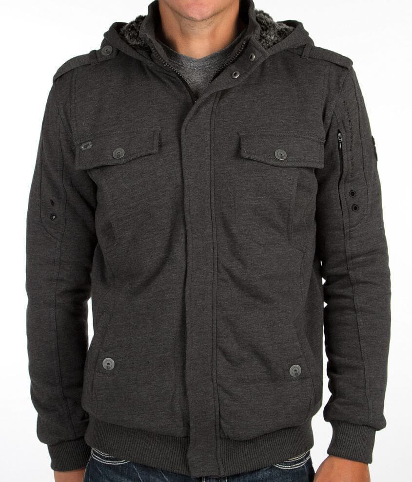 Fox Influx Sasquatch Hooded Jacket - Men's Coats/Jackets in Charcoal ...