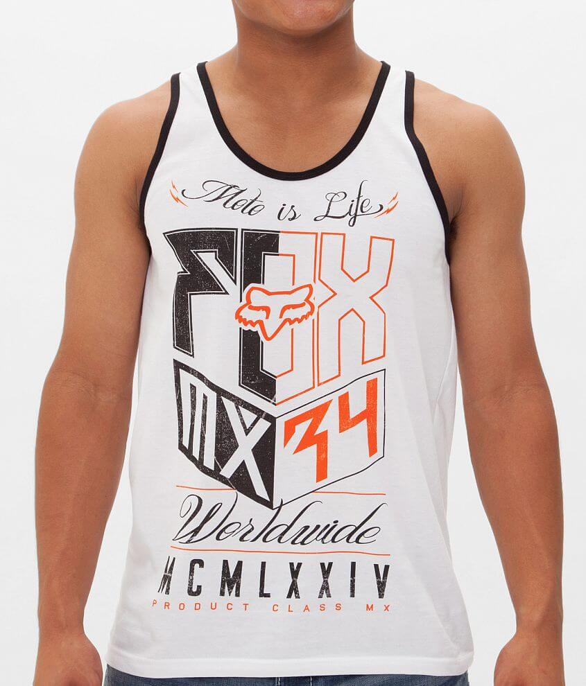 Fox Rust Inhale Tank Top front view