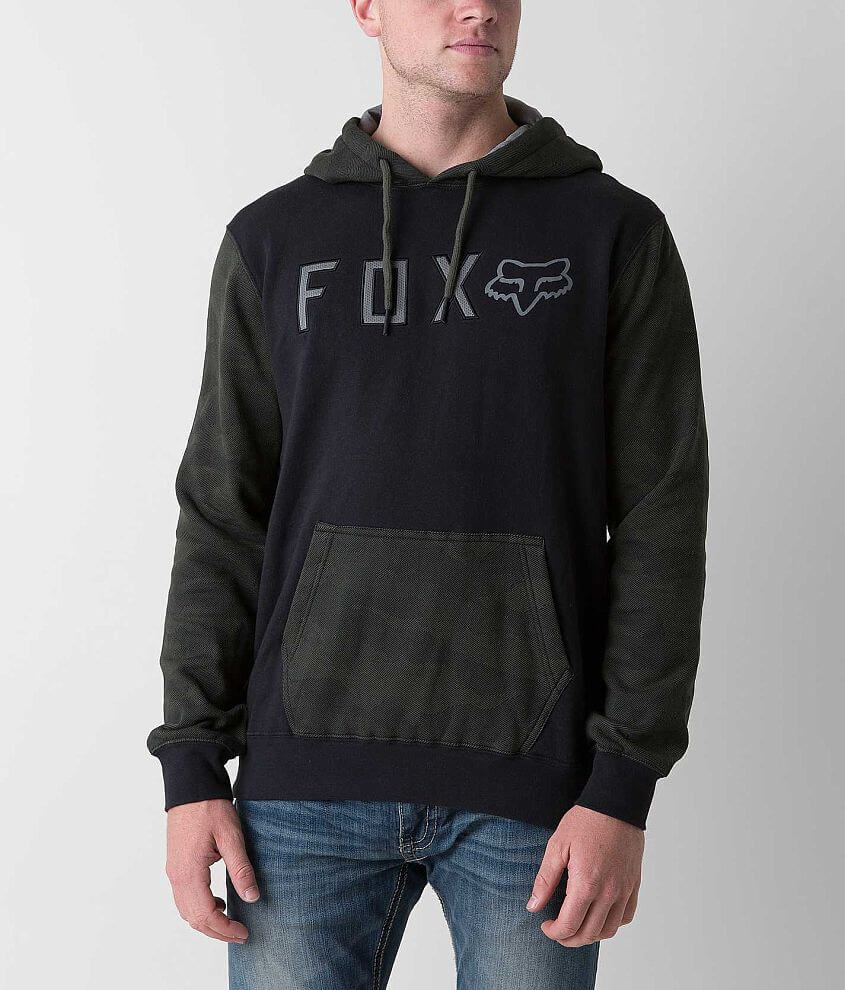 Fox Burnout Hooded Sweatshirt front view