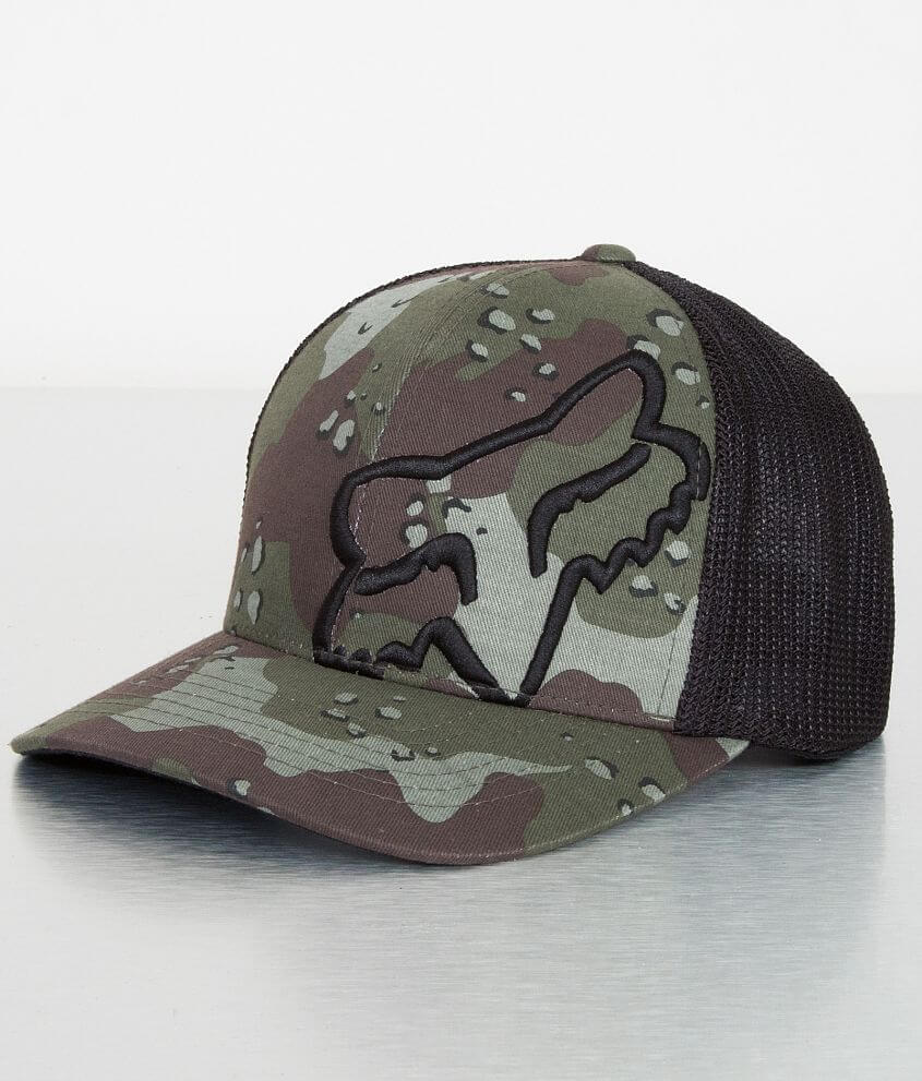 Fox Up Sleeve Trucker Stretch Hat front view