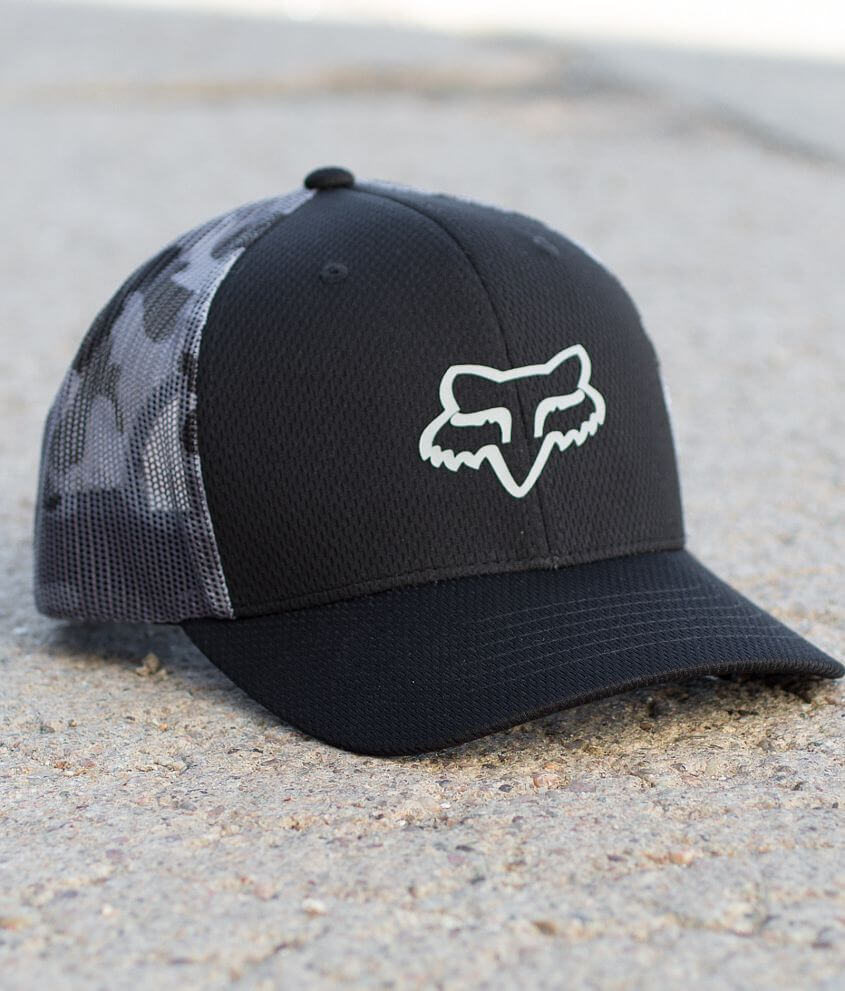 Fox Stepped Trucker Hat front view