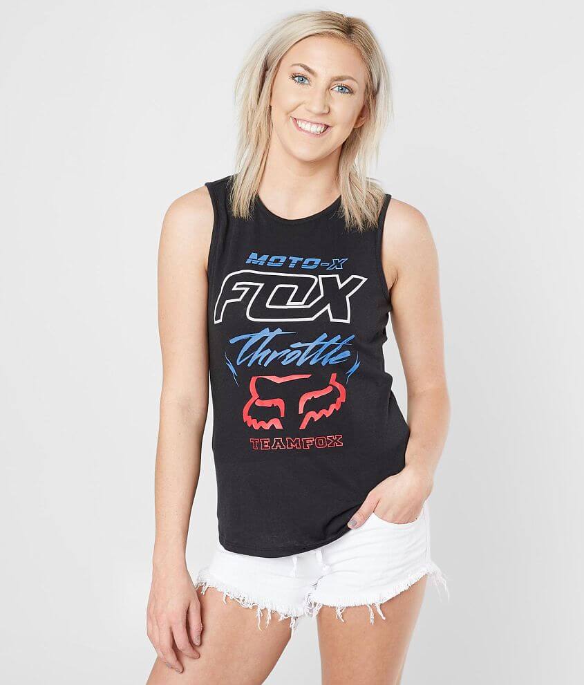 Fox Throttle Maniac Muscle Tank Top front view
