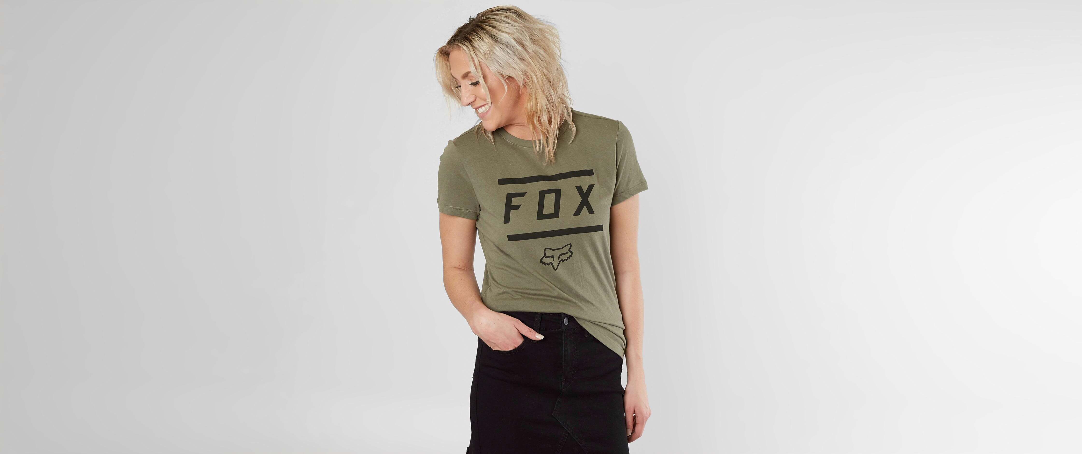 Fox Listless T-Shirt - Women's T-Shirts in Fatigue Green | Buckle, image size:845x991