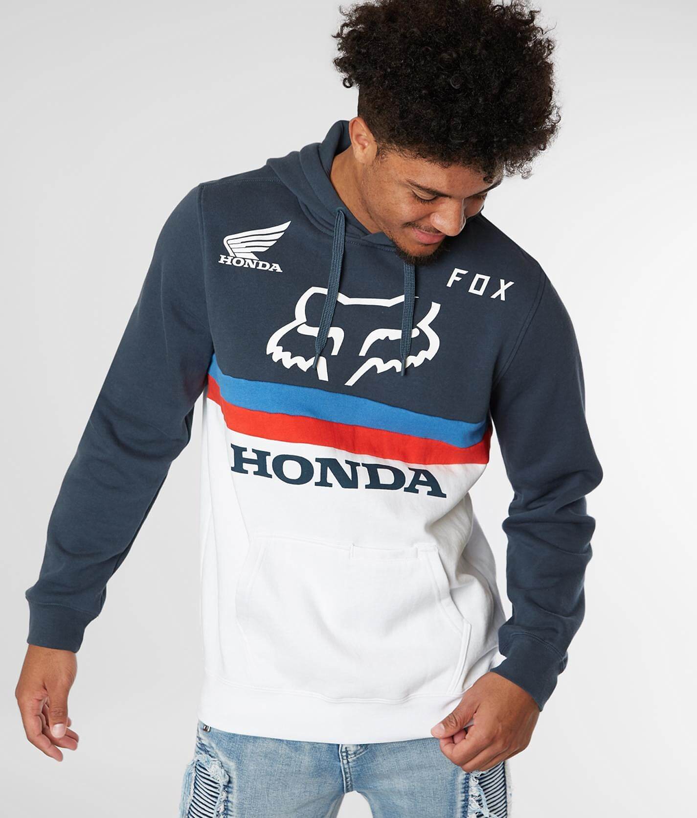 honda hooded colorblock pullover