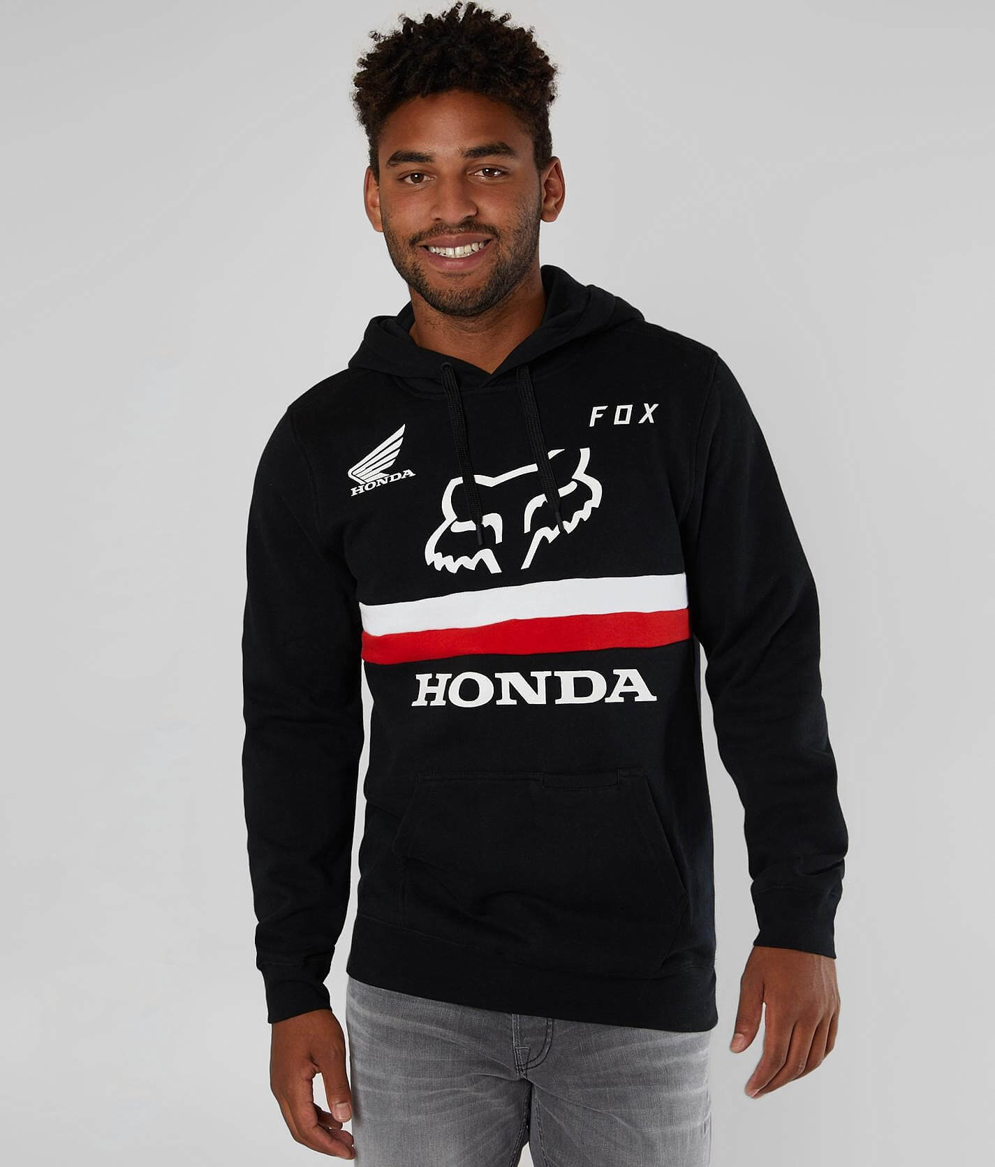 honda hooded colorblock pullover