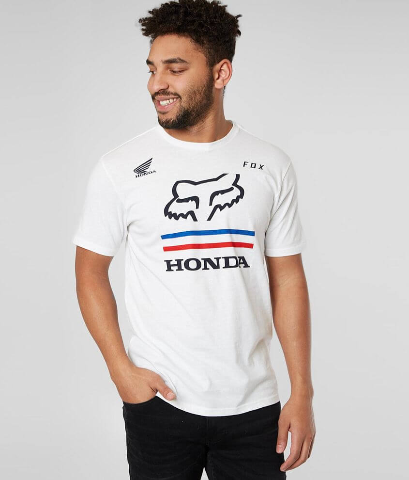 FOX Honda T-Shirt Blanc S 