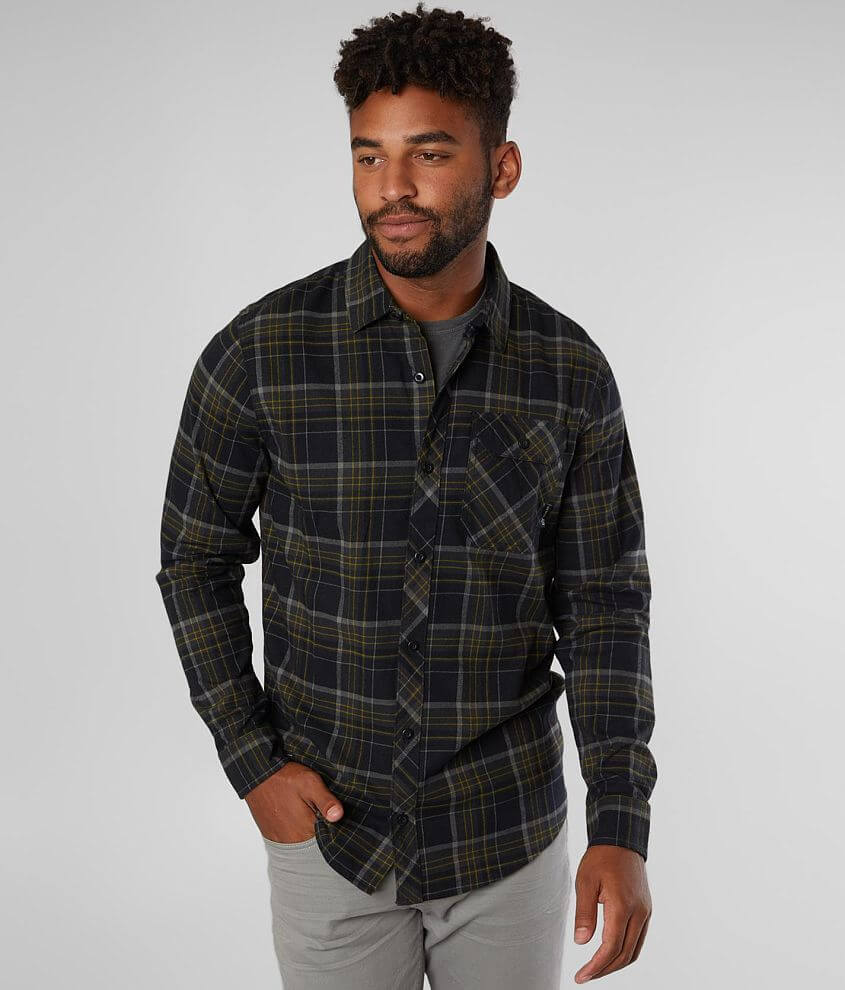 Fox Gamut Flannel Stretch Shirt - Men's Shirts in Black | Buckle