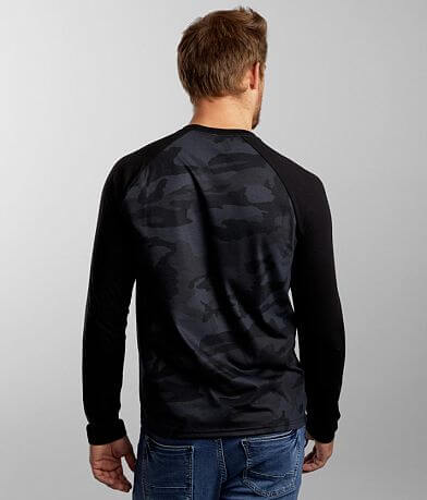 Fox Racing Tournament Camo Raglan T-Shirt back view