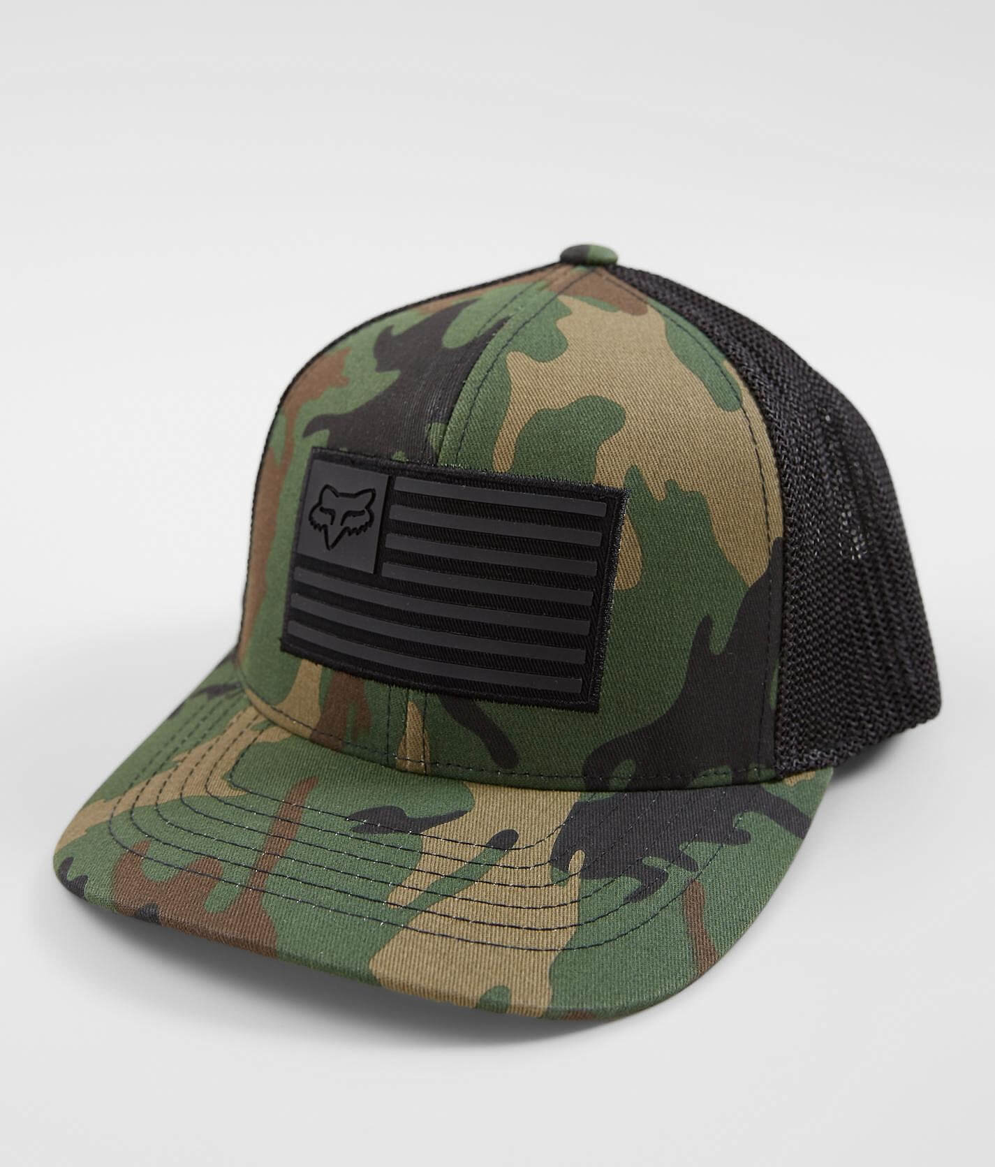 flexfit camo trucker hat