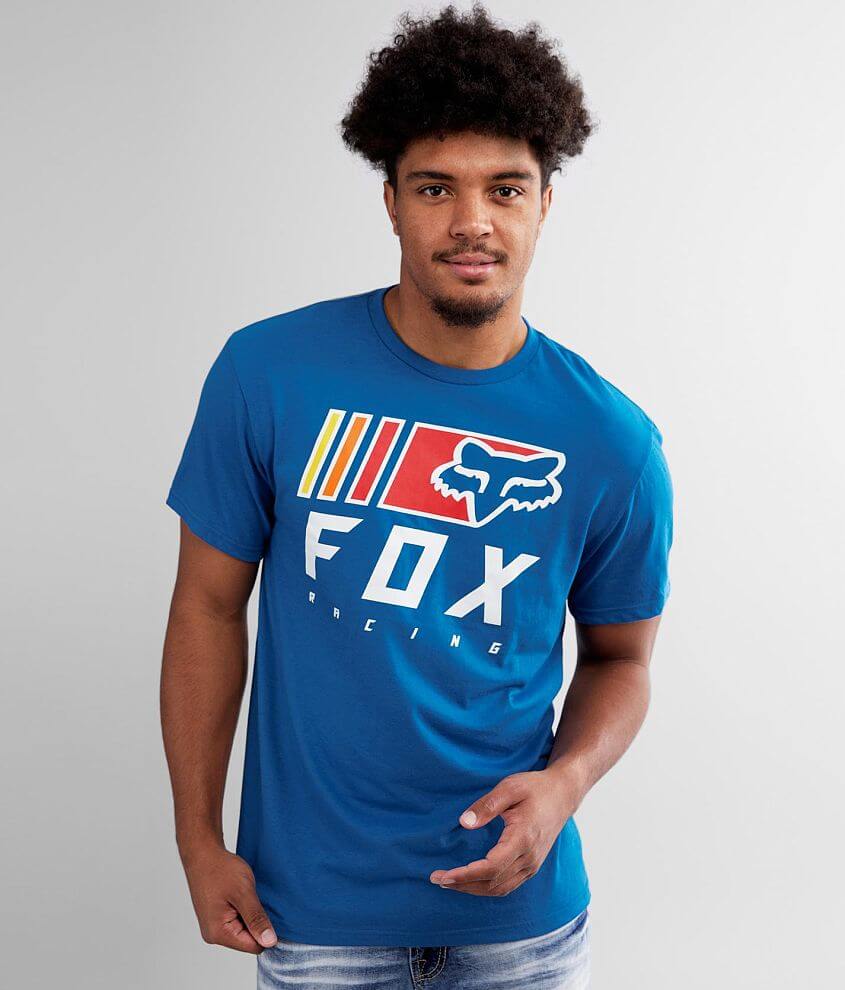 Fox Racing Overkill TShirt Men's TShirts in Royal Blue Buckle