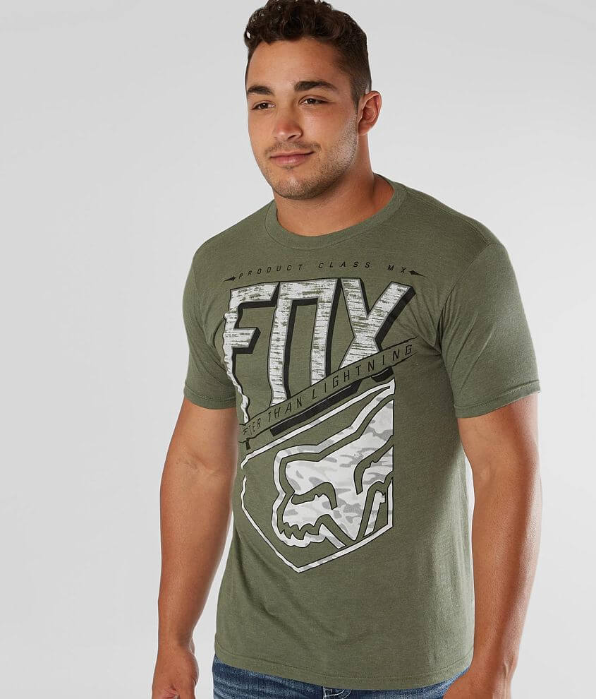 Fox Straight Check T-Shirt front view