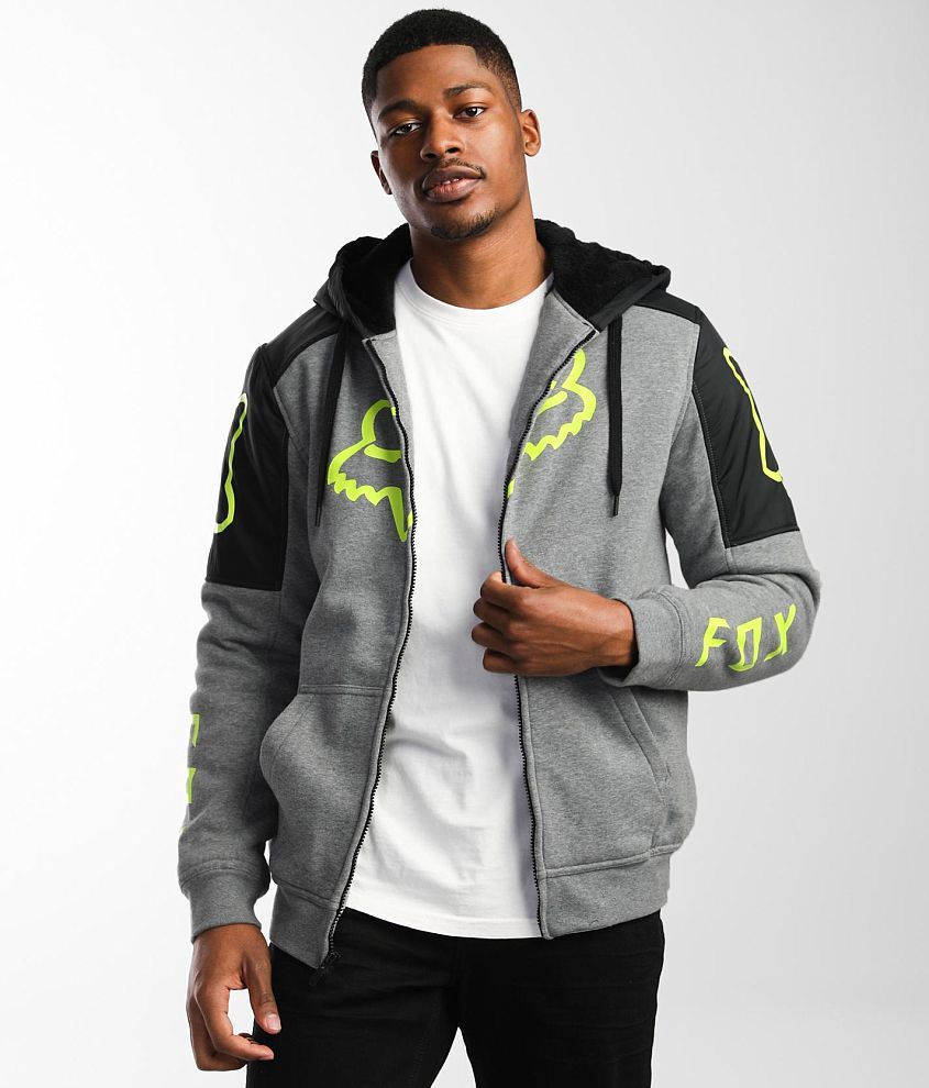 Fox zip 2025 up hoodie mens