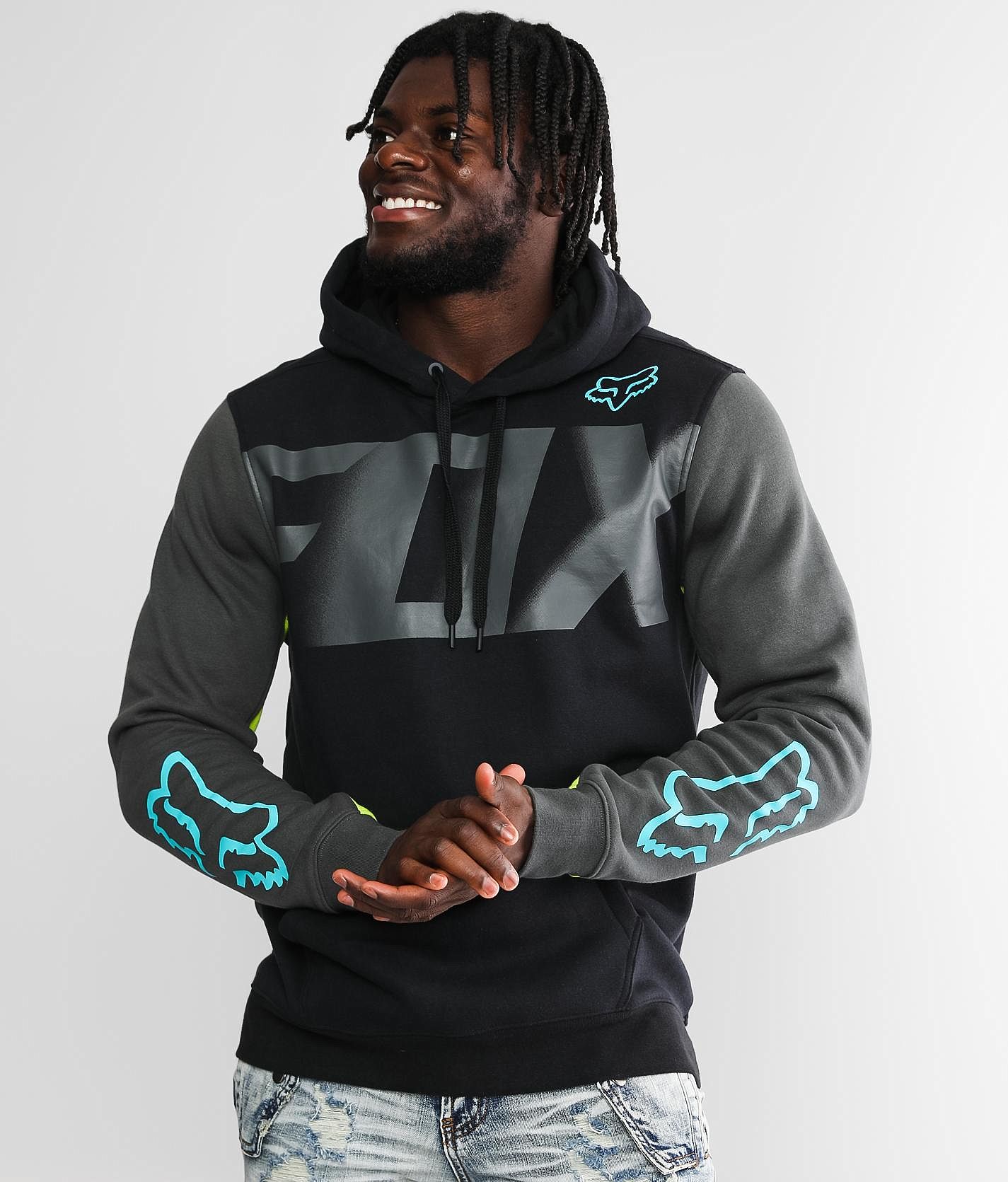 Fox Racing Rkane Hooded Sweatshirt - Men's Sweatshirts in Black