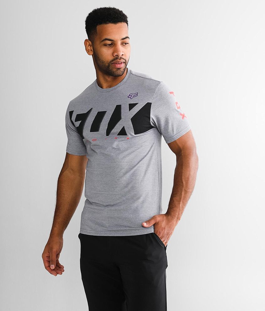 Fox Racing Kane Tech T-Shirt - Men's T-Shirts in Heathered Graphite ...