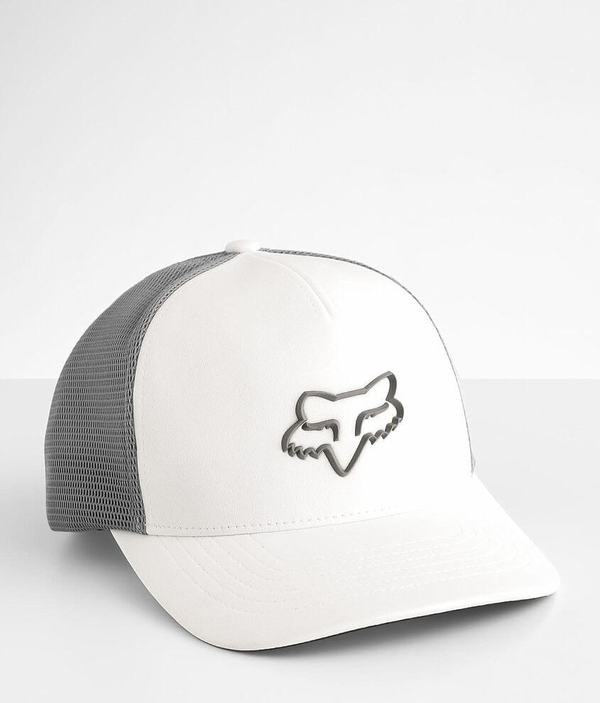 Trucker | Hat White Abyss Hats Flexfit Fox 110 Head in Men\'s - Buckle