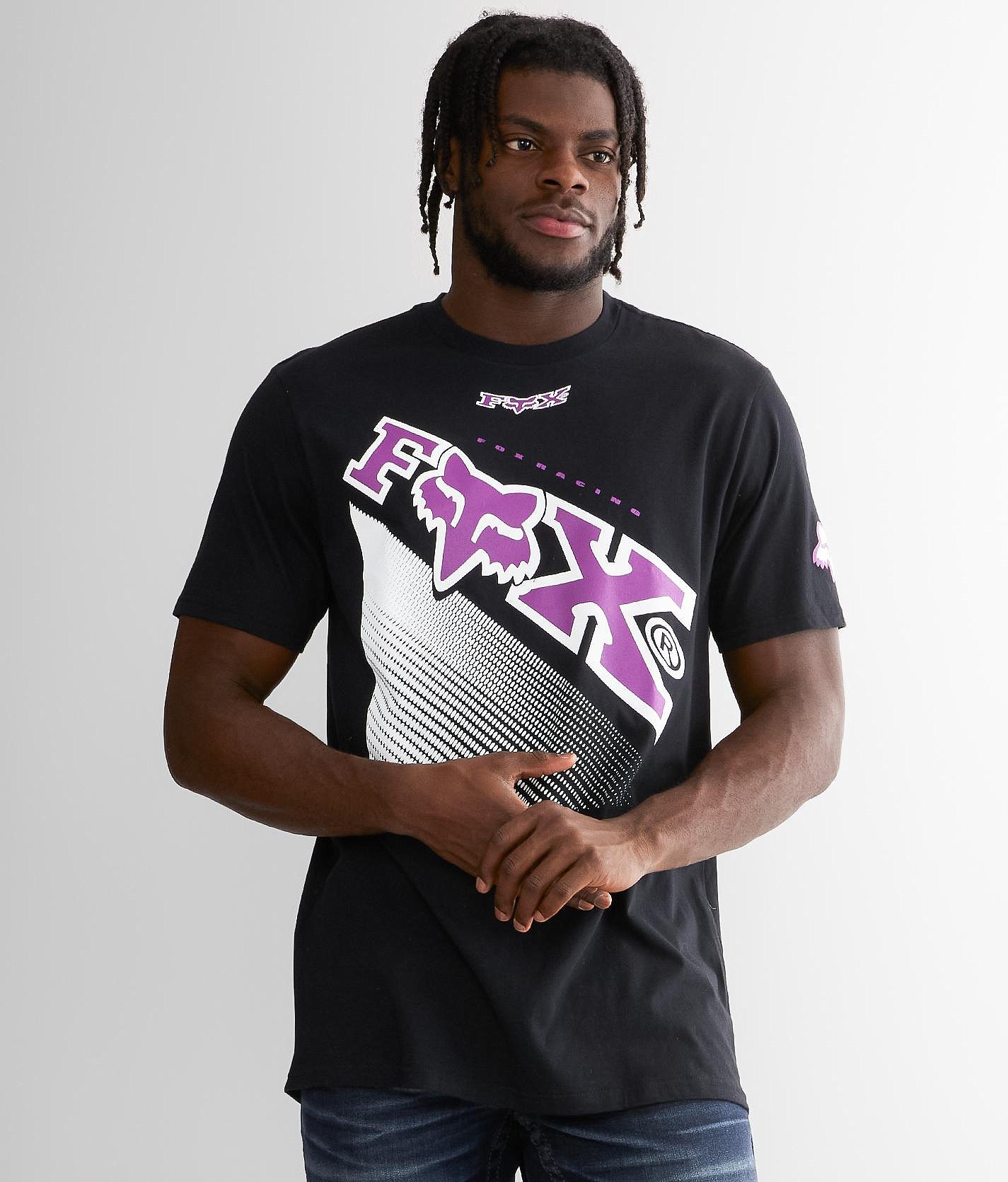 men's shirt with foxes on