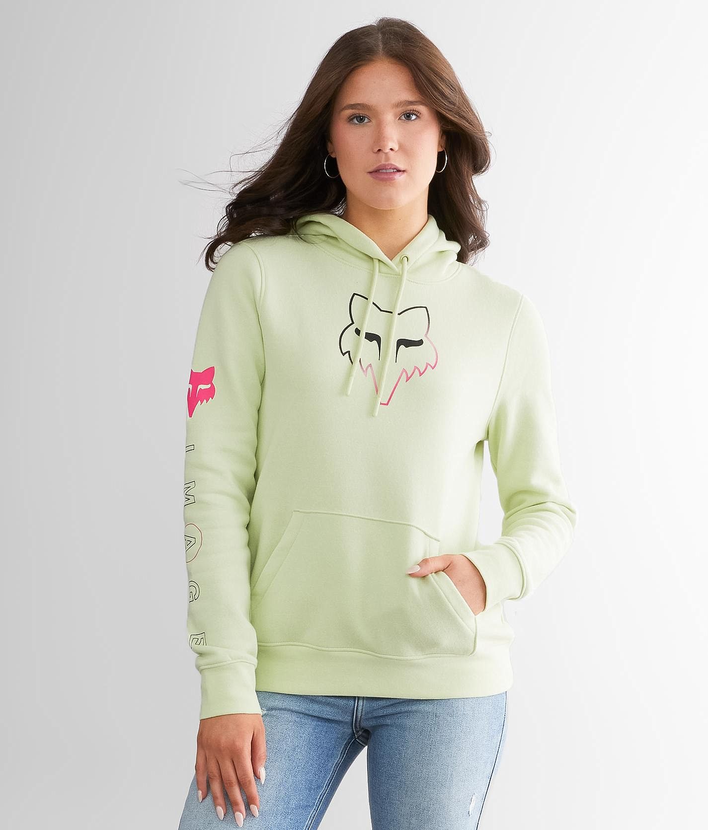 Womens fox racing 2024 zip up hoodies