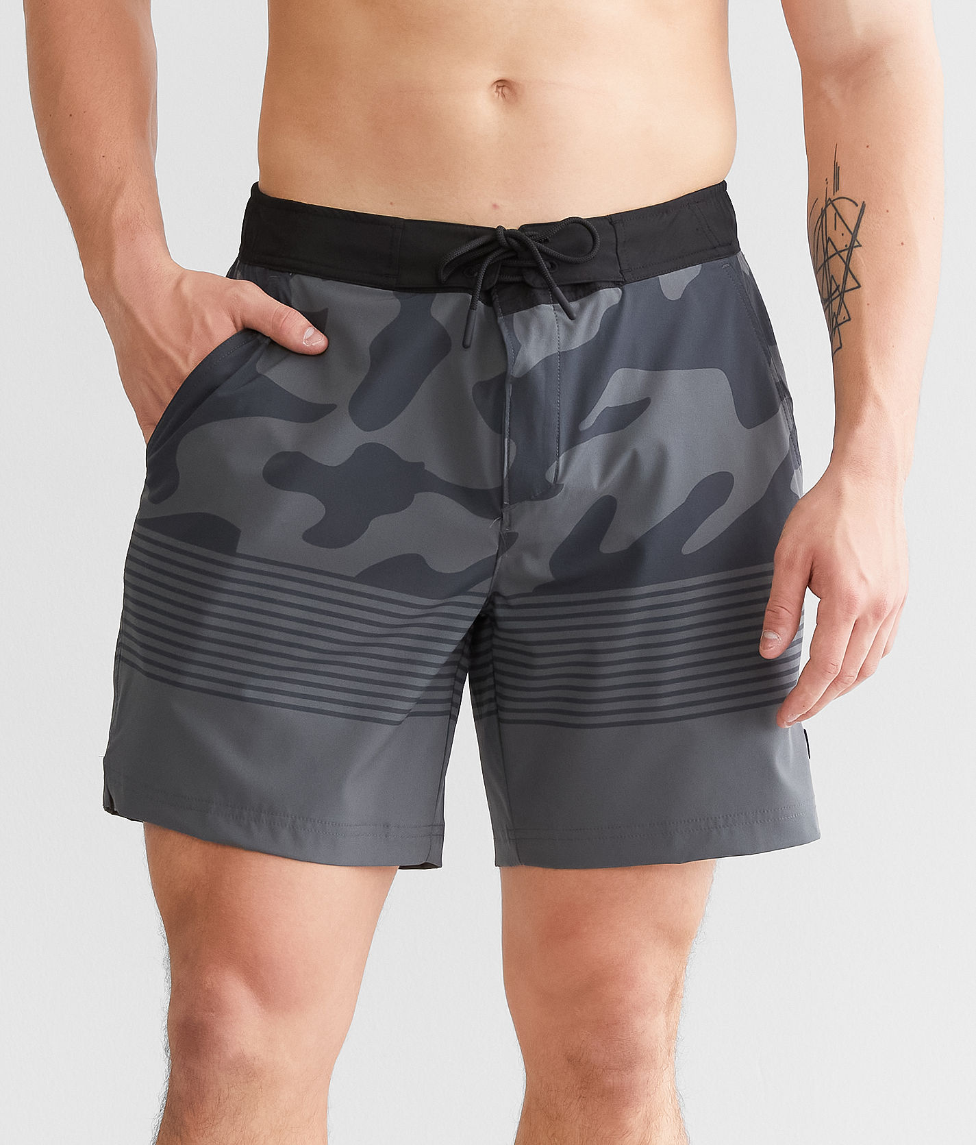 Fox Racing Essex Camo Volley Stretch Boardshort - Men's Swimwear