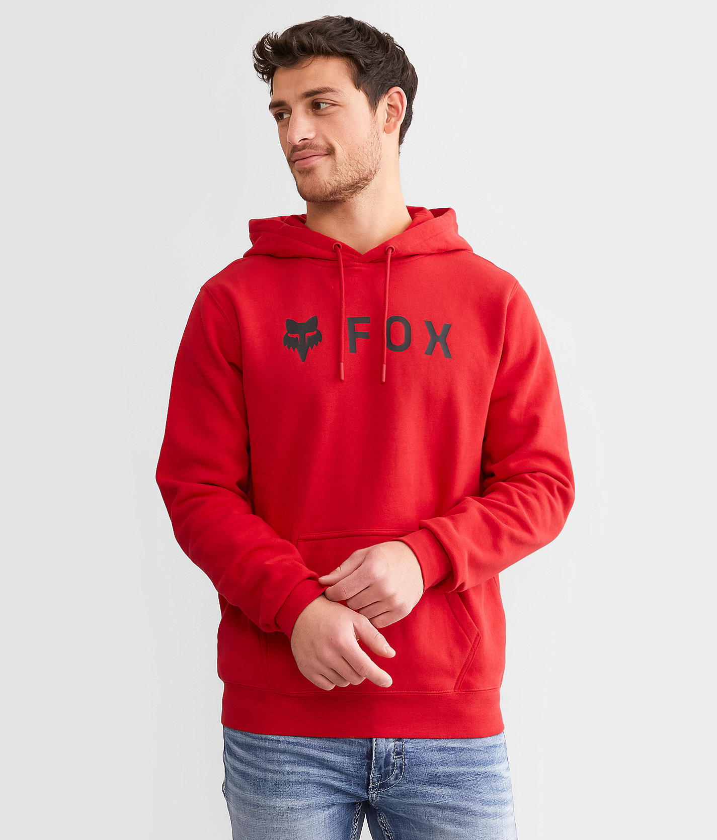 FOX COLLECTION LW Hoody Black/Orange Zipzáros Pulóver M