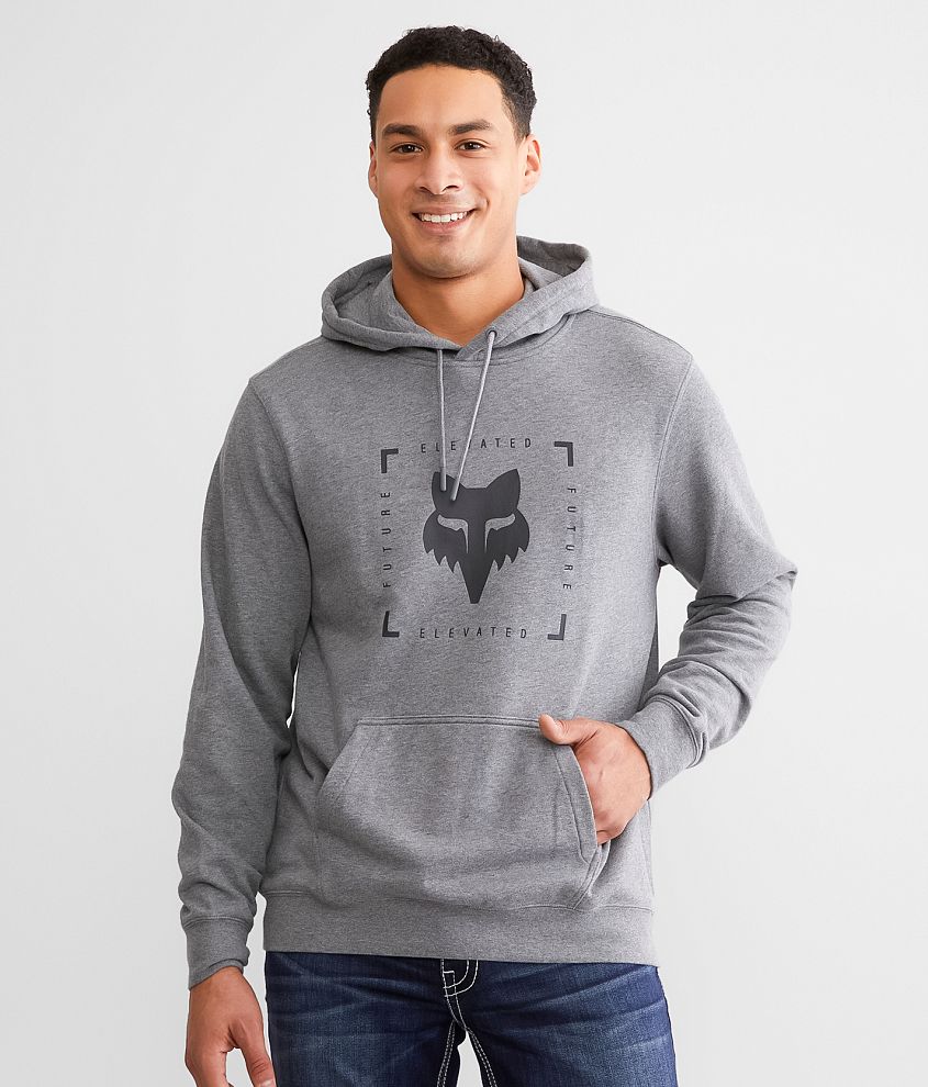 Fox Boxed Future Hooded Sweatshirt Men s Sweatshirts in Heather