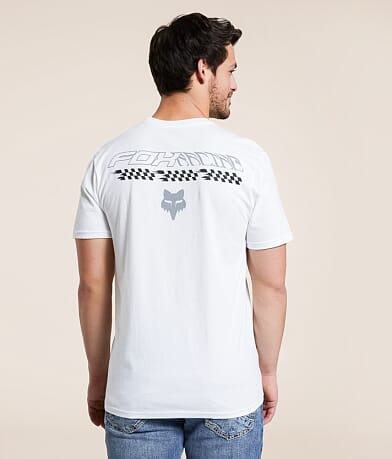Fox Checkered T-Shirt back view