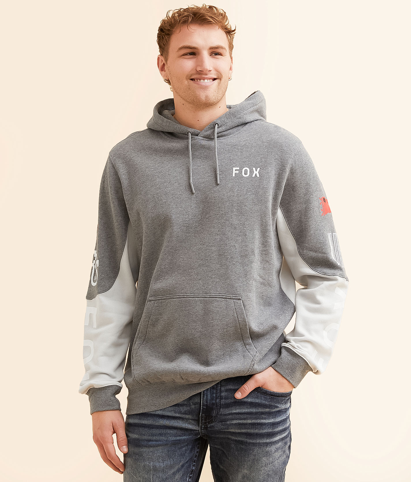 FOXEY ジップ ニットパーカー38676 Hoodie Fan BOLD FOX HEAD PATCH COMFORT ZIPPED HOODIE | Maison Kitsuné