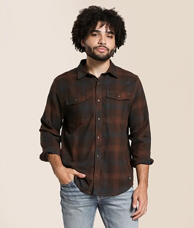 Fox Survivalist Core Flannel Shirt front view