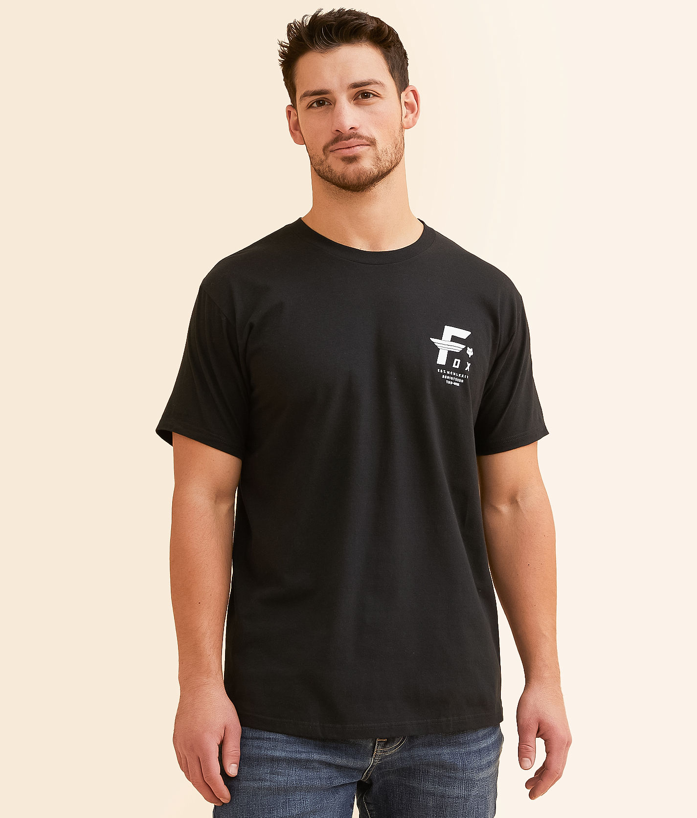 Fox Big F T-Shirt - Men's Graphic T-Shirts in Black | Buckle