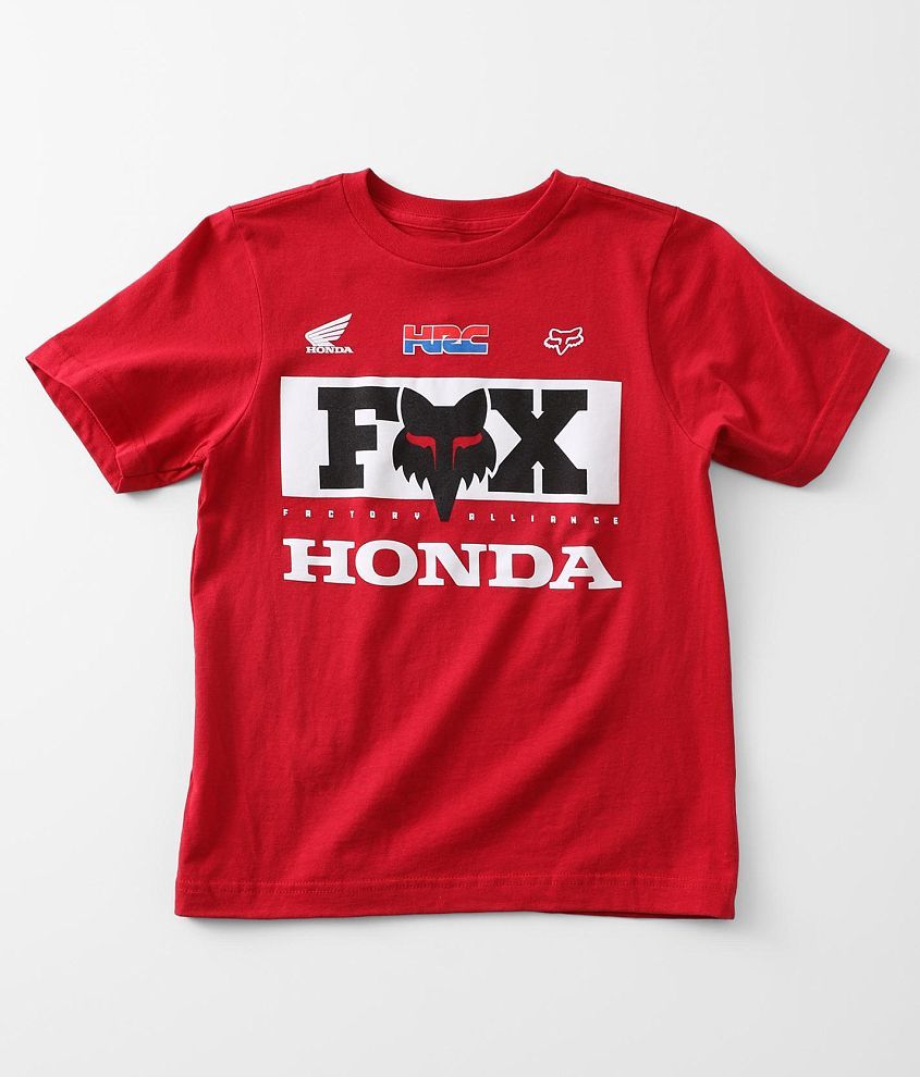 Boys - Fox Racing Honda T-Shirt front view