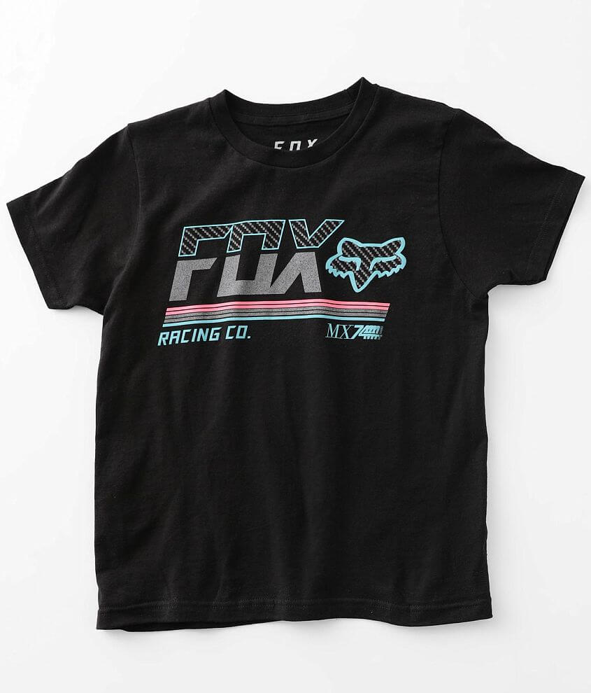 Boys - Fox Carbon Racing Reflective T-Shirt front view