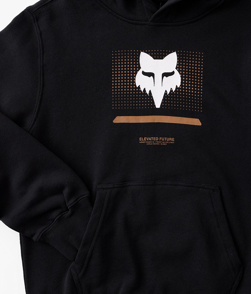 Boys - Optical Fleece Hooded Sweatshirt