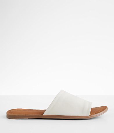  Salt+Umber Sedona Leather Slide Sandal front view