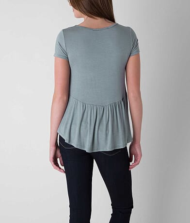 red by BKE redy by BKE Peplum Top BACK