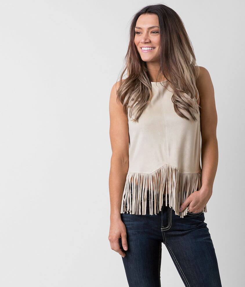 willow &#38; root Fringe Tank Top front view