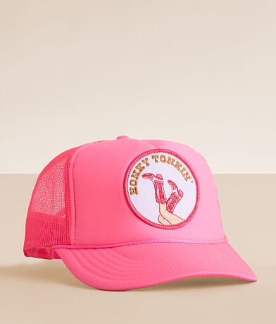 Friday Feelin' Honky Tonkin' Trucker Hat front view