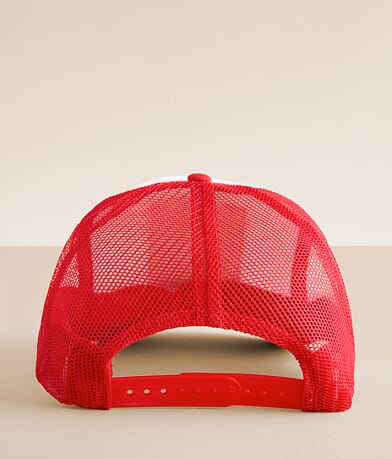 Friday Feelin&apos; Drinks Well With Others Trucker Hat MISC_DETAIL_1