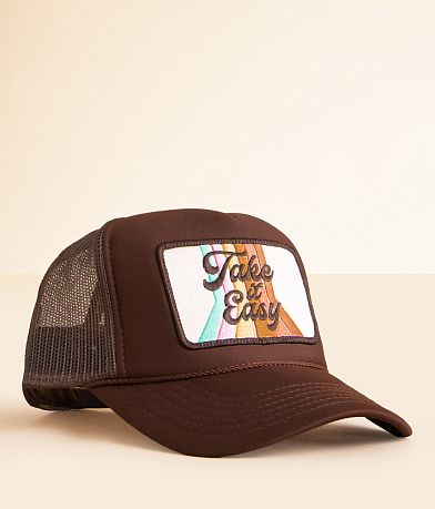 Friday Feelin' Take It Easy Trucker Hat front view
