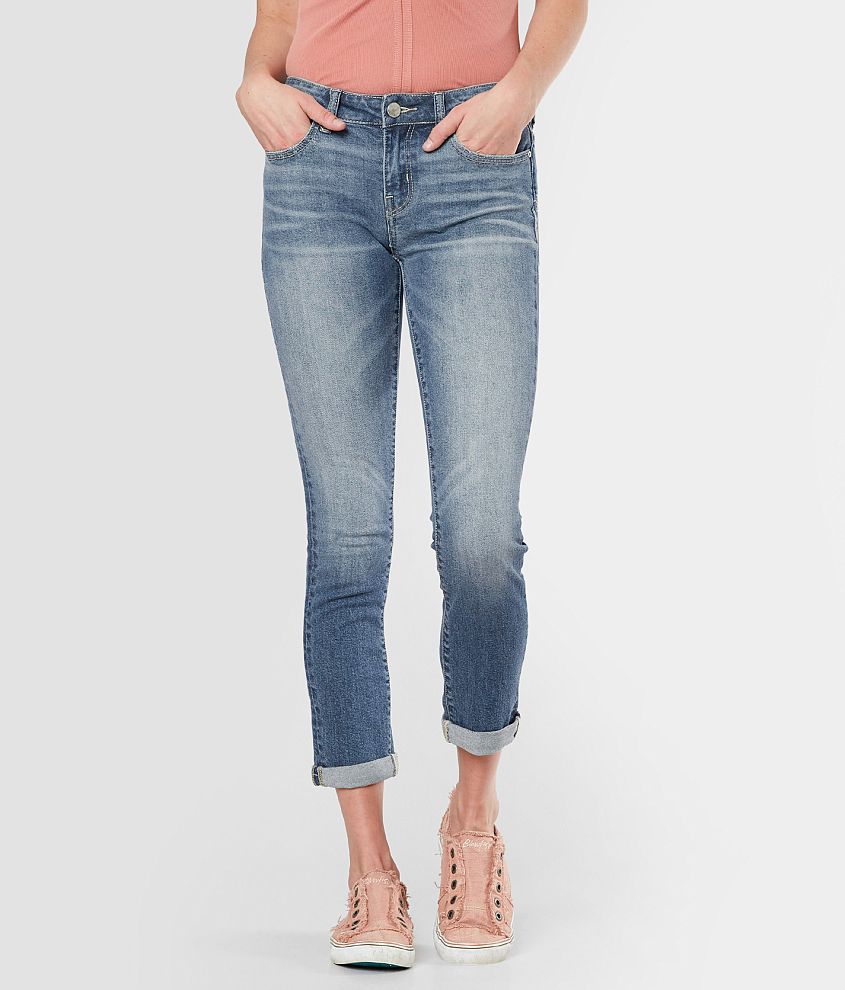 BKE Stella Mid-Rise Stretch Cropped Jean front view