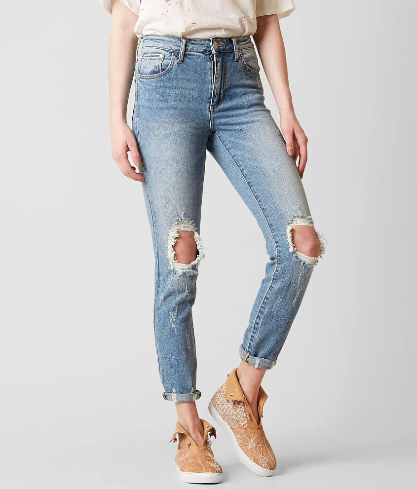 Gilded Intent High Rise Ankle Skinny Stretch Jean front view