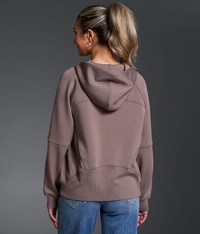 Pieced Rib Knit Hoodie thumbnail 4