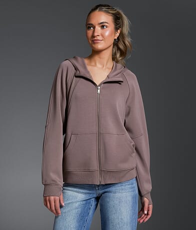 Pieced Rib Knit Hoodie thumbnail 3