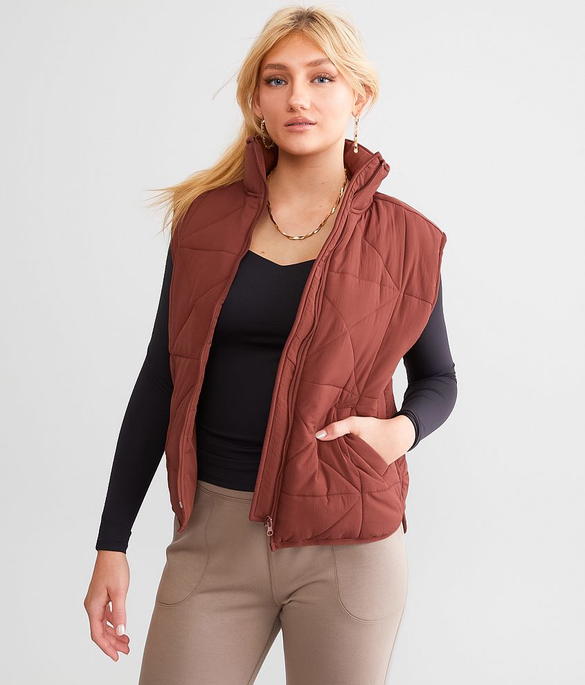 BKE Quilted Nylon Vest front view