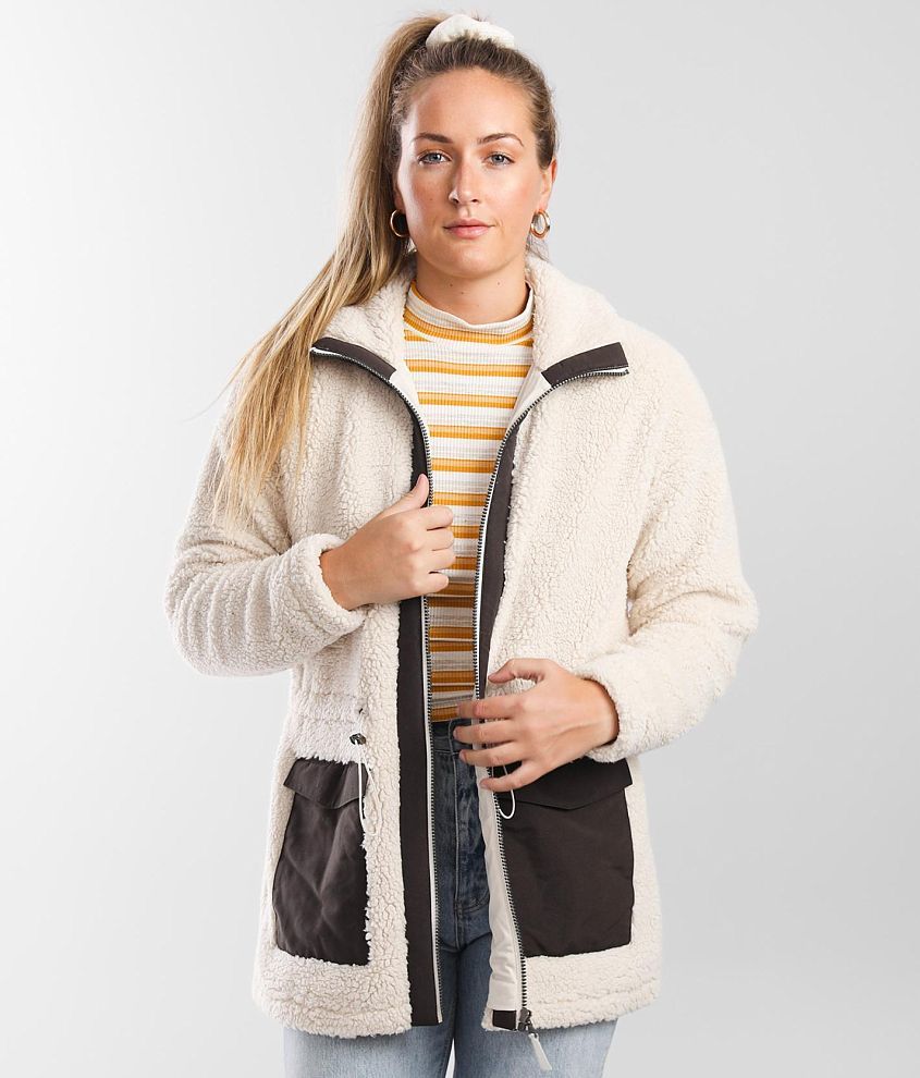 Cozy Sherpa Mockneck Jacket