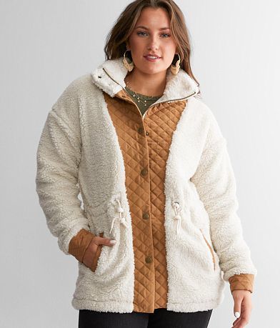 BKE Pieced Sherpa Jacket MISC_DETAIL_1