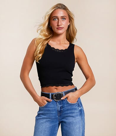Freshwear Ribbed Brami front view