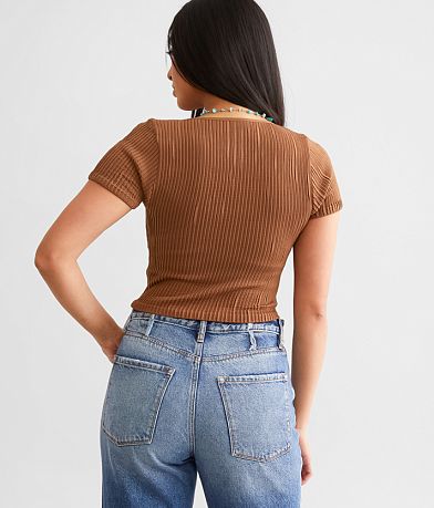 Freshwear Square Neck Stretch Top BACK