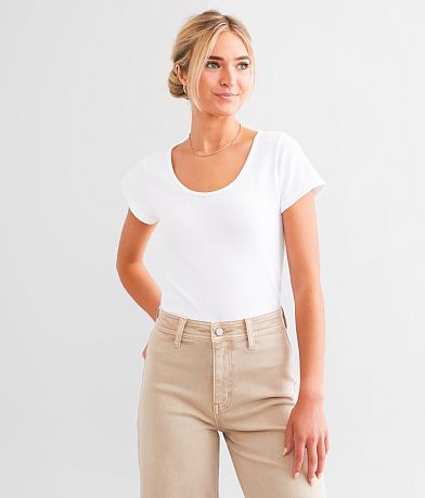 BKE core Ribbed Contour Top front view